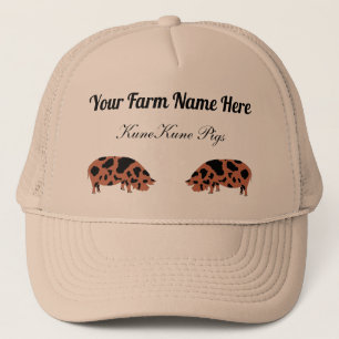 Gorra De Camionero Cerdo KuneKune personalizado