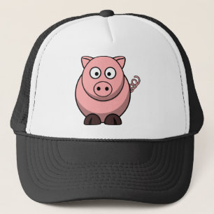 Gorra De Camionero Cerdo lindo del dibujo animado