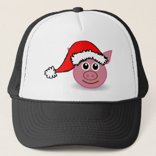 Gorra De Camionero cerdo navidad