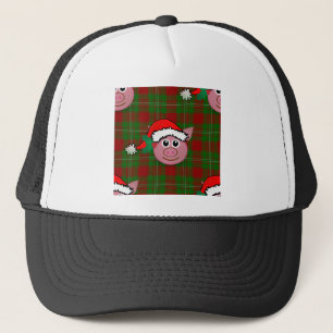 Gorra De Camionero cerdo navidad