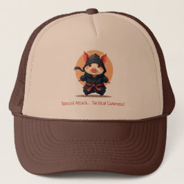 Gorra De Camionero Cerdo Ninja