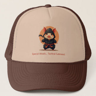 Gorra De Camionero Cerdo Ninja