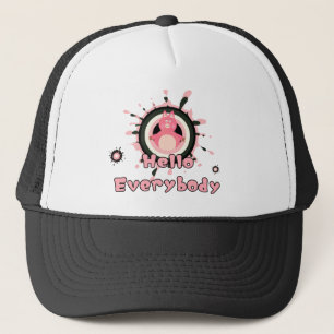 Gorra De Camionero Cerdo rosa gracioso