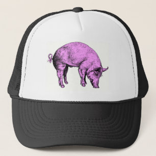 Gorra De Camionero Cerdo rosado gordo grande