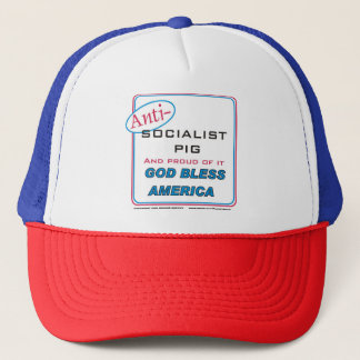 Gorra De Camionero Cerdo socialista anti