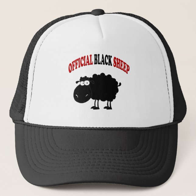 Gorra De Camionero Cerdos negros divertidos (Anverso)