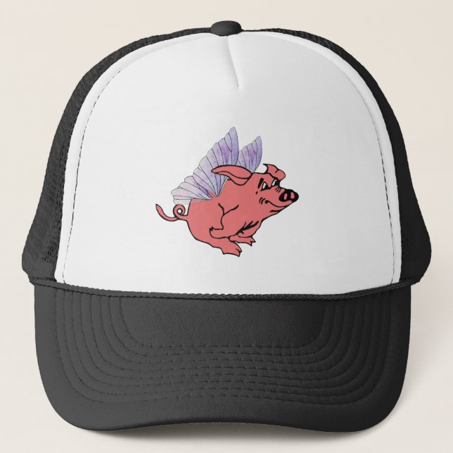 Gorra De Camionero Cerdos Volarán (Anverso)