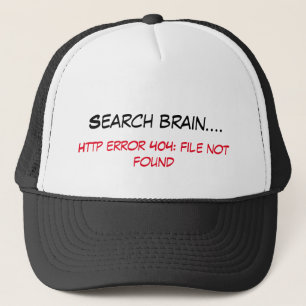 Gorra De Camionero Cerebro de la búsqueda