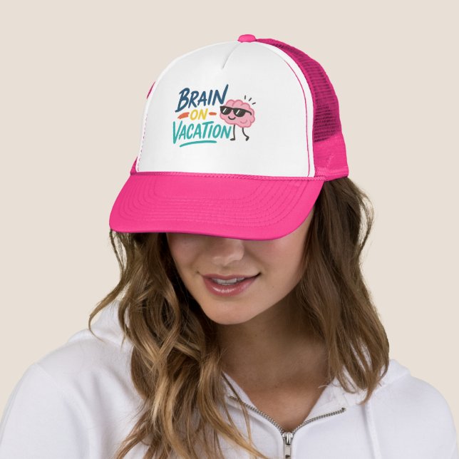 Gorra de camionero Cerebro de Vacaciones | Diverti (In situ)