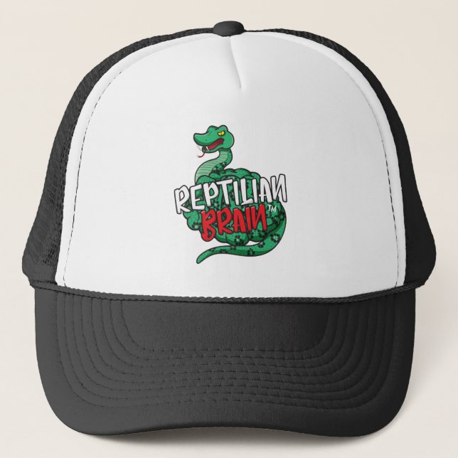 Gorra De Camionero Cerebro Reptiliano (Anverso)