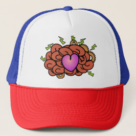 Gorra De Camionero Cerebro viendo engranajes funcionar
