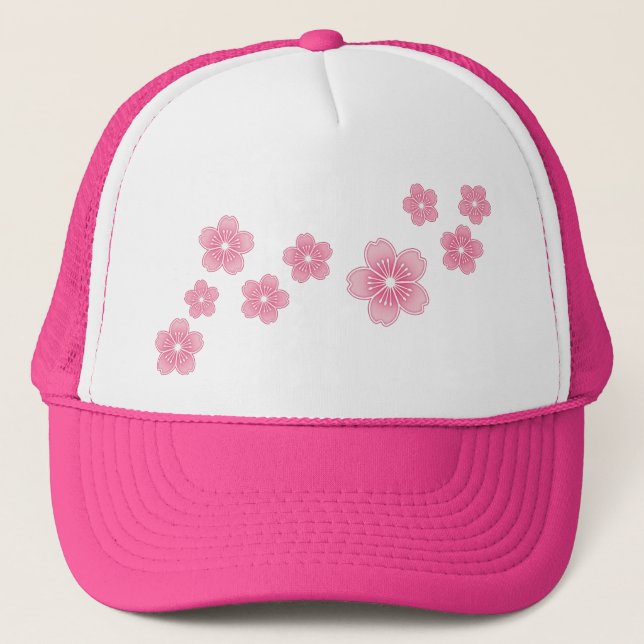 Gorra De Camionero Cerezo en flor (Anverso)
