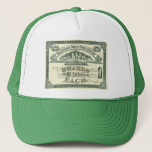 Gorra De Camionero Certificado de acciones de capital antiguo Negocio
