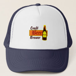 Gorra De Camionero Cervecero, naranja y amarillo de la cerveza del