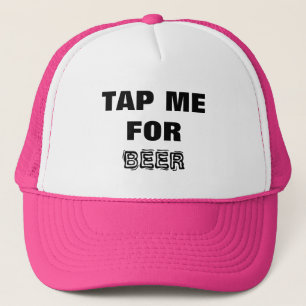 Gorra De Camionero Cerveza - ¡Agarrázame por la cerveza! Blanco y neg