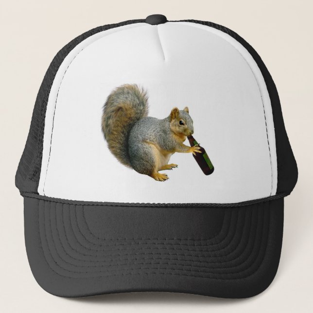 Gorra De Camionero Cerveza de la ardilla (Anverso)