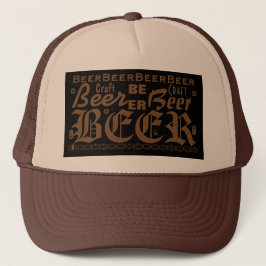 Gorra De Camionero Cerveza de naves, Brown