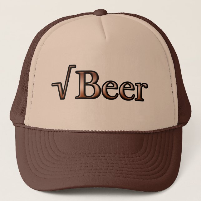 Gorra De Camionero Cerveza de raíz cuadrada (Anverso)