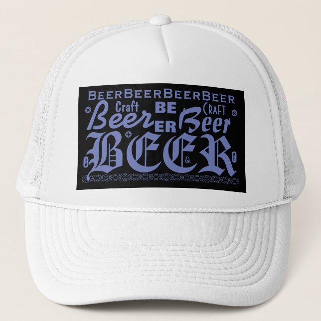 Gorra De Camionero Cerveza del arte, lavanda (Anverso)