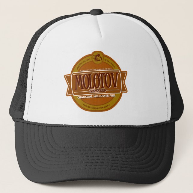 Gorra De Camionero Cerveza del cóctel molotov (Anverso)