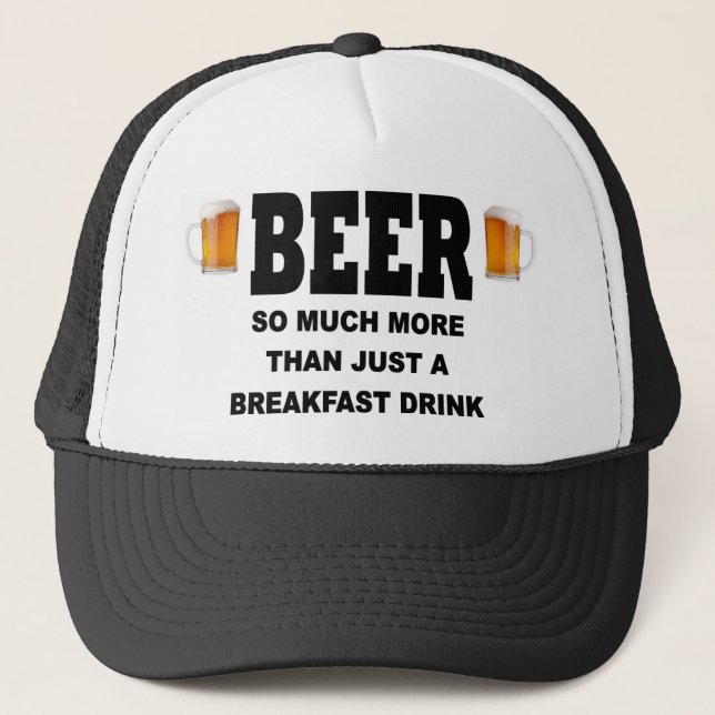 GORRA DE CAMIONERO CERVEZA MUCHO MÁS QUE (Anverso)