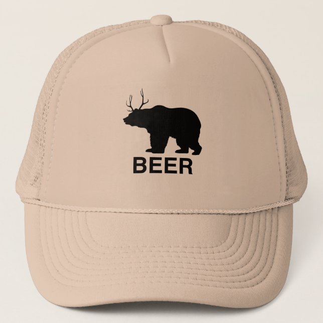 Gorra De Camionero Cerveza salvaje (Anverso)