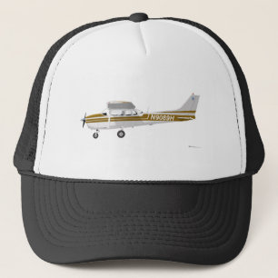 Gorra De Camionero Cessna 172 Skyhawk Brown