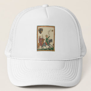 Gorra De Camionero Cetrería, Códice Manesse del siglo XIV