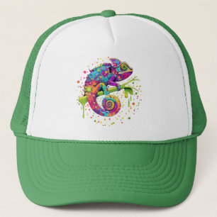 Gorra De Camionero Chameleon Paint Stains Watercolor Style