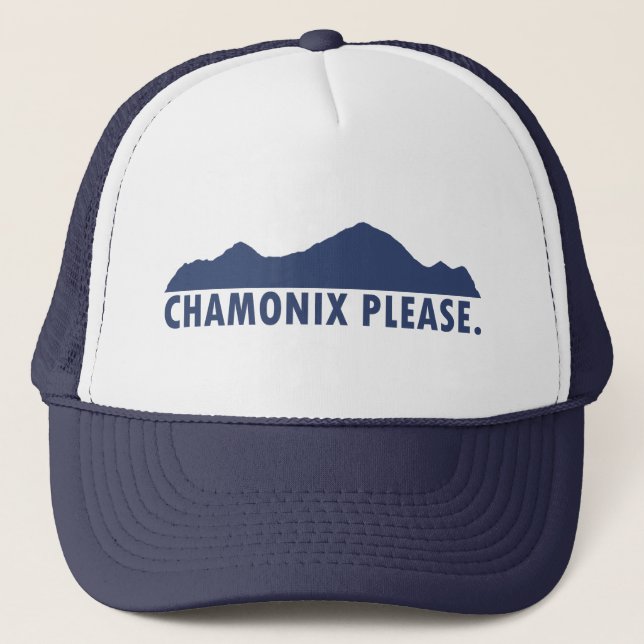 Gorra De Camionero Chamonix Please (Anverso)