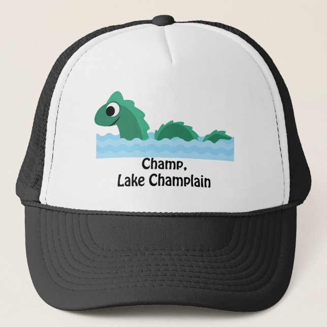 Gorra De Camionero Champ, lago Champlain (Anverso)