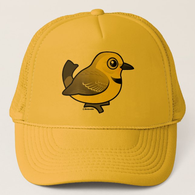 Gorra De Camionero Charla amarilla (Anverso)
