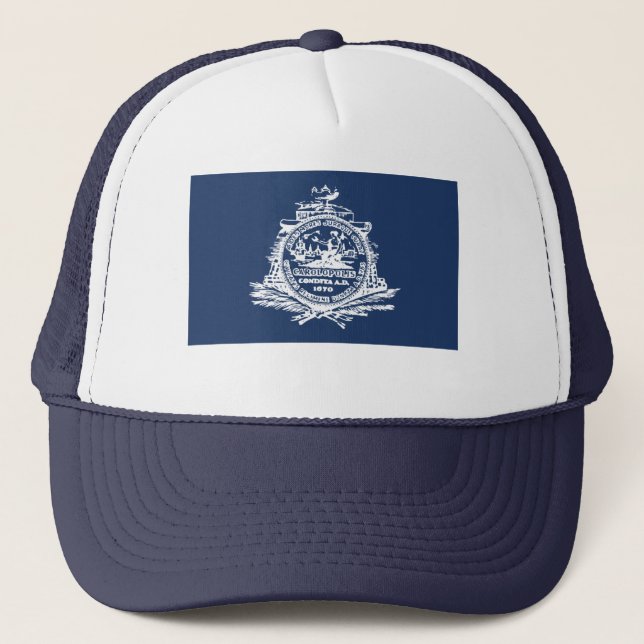 Gorra De Camionero Charleston, Bandera SC (Anverso)