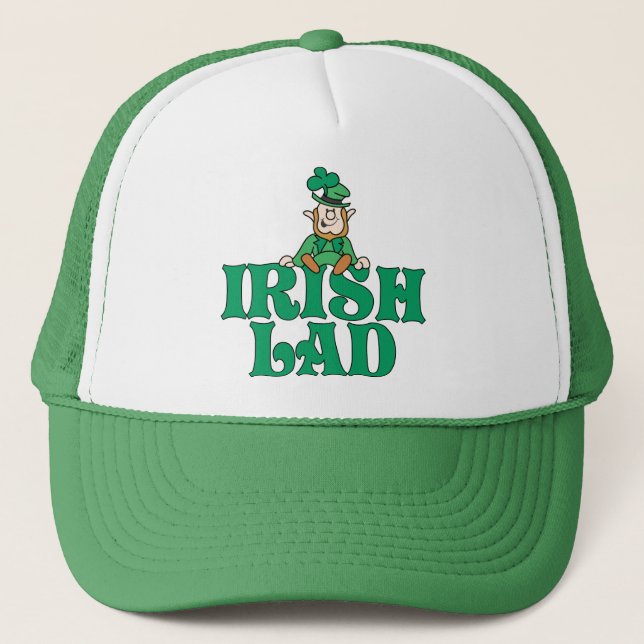 Gorra De Camionero Chaval irlandés (Anverso)