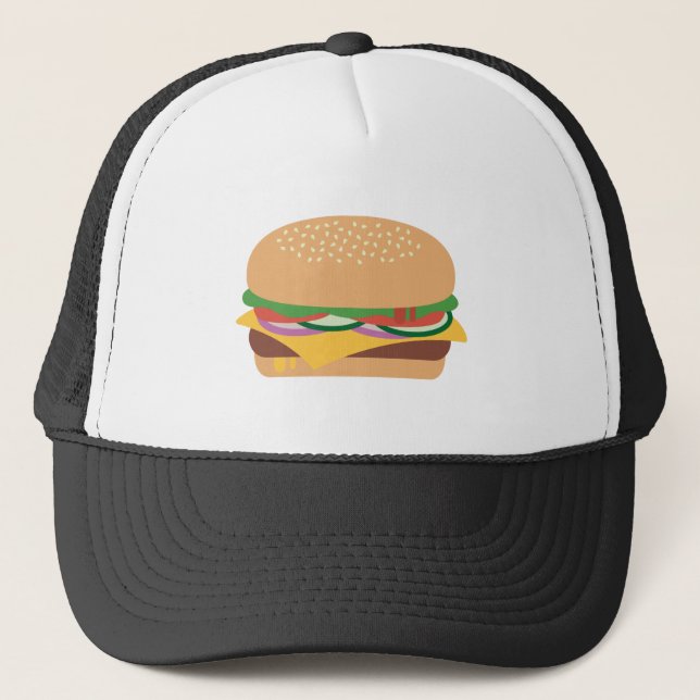 Gorra De Camionero Cheeseburger (Anverso)