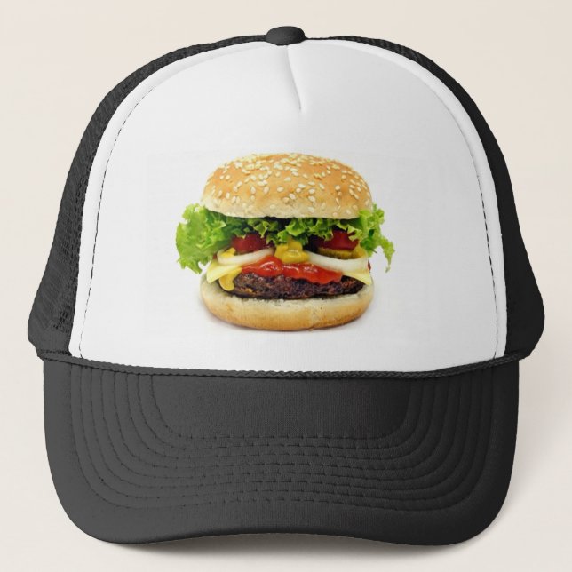 Gorra De Camionero Cheeseburger (Anverso)