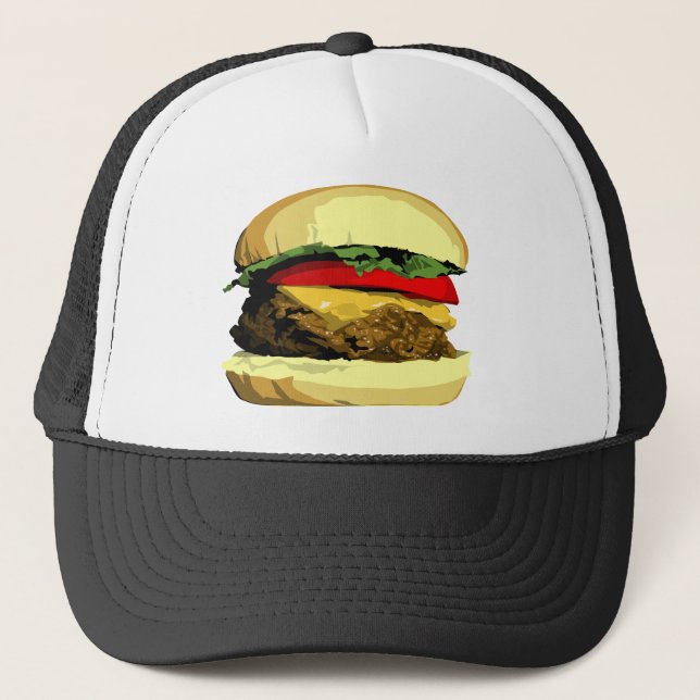 Gorra De Camionero Cheeseburger (Anverso)