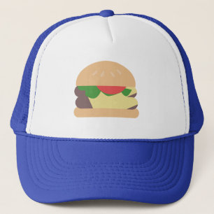 Gorra De Camionero Cheeseburger Minimalista diversión