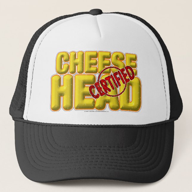 Gorra De Camionero CheeseHead certificado (Anverso)