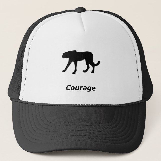 Gorra De Camionero Cheetah Courage (Anverso)