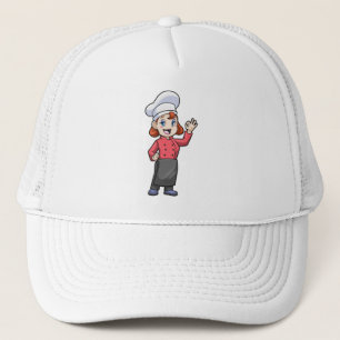 Gorra De Camionero Chef con plataforma de cocina