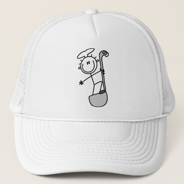 Gorra De Camionero Chef de palitos con cucharón (Anverso)