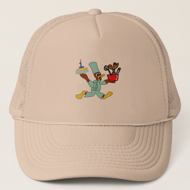 Gorra De Camionero Chef Ducky Kazoo (Anverso)