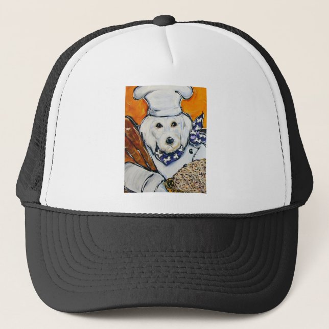 Gorra De Camionero Chef Goldendoodle (Anverso)