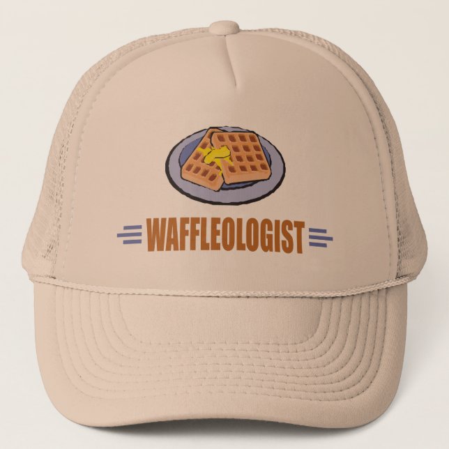 Gorra De Camionero Chef humorístico de Waffle (Anverso)