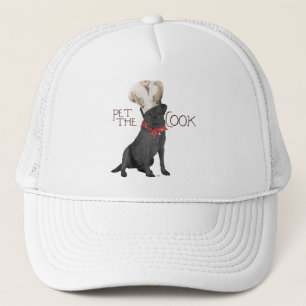 Gorra De Camionero Chef recuperador de Labrador negro