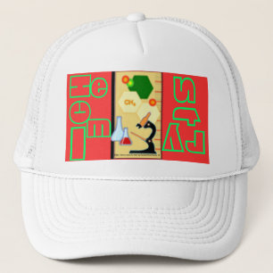 Gorra De Camionero "Chem - profesor de ciencias, profesor y Gorra"