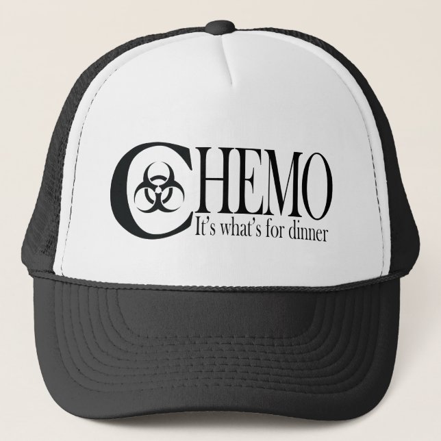 Gorra De Camionero CHEMO - Es lo que hay para cenar (Anverso)