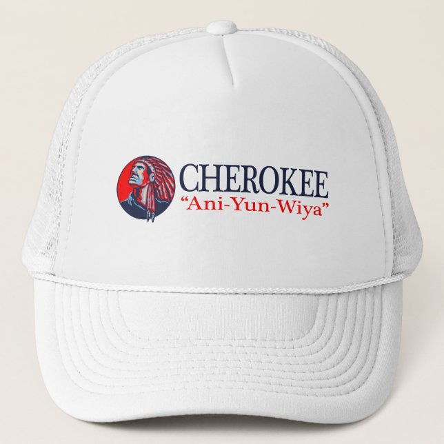 Gorra De Camionero Cherokee (Aniyunwiya) (Anverso)