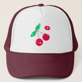 Gorra De Camionero cherry kiss brillo